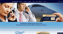 Desktop Screenshot of mobilitypass.com